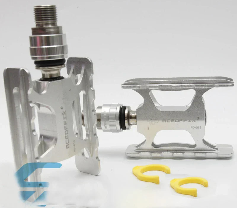 Ultralight Quick Release Pedals for Brompton Bike Silver