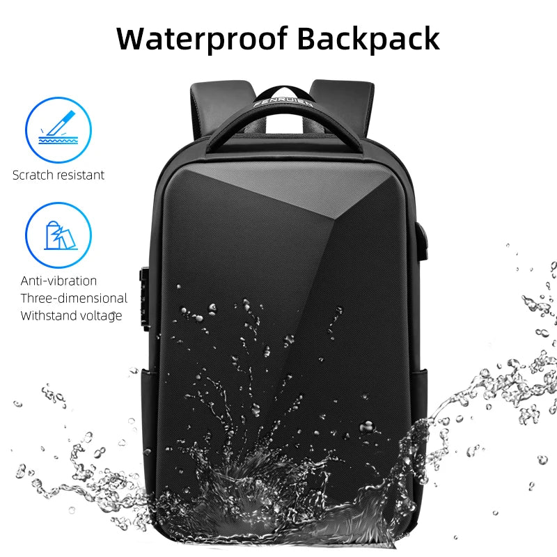 Anti-Theft Laptop Backpack Black