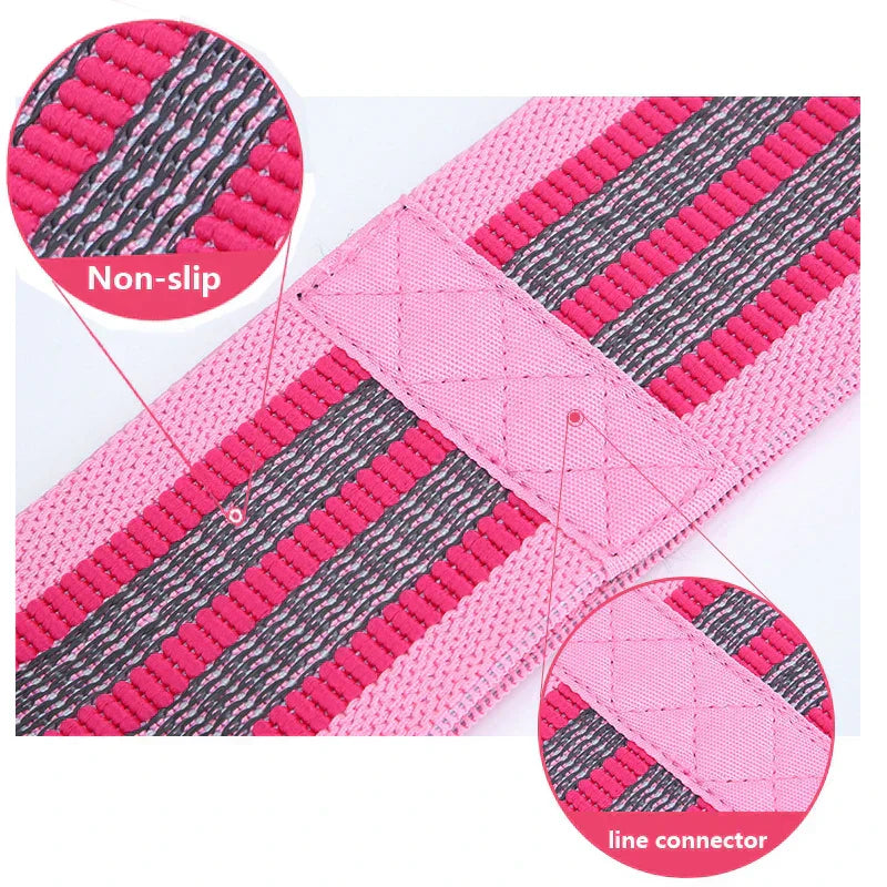 Elastic Fitness Resistance Rubber Band Cloth for Home Exercise
