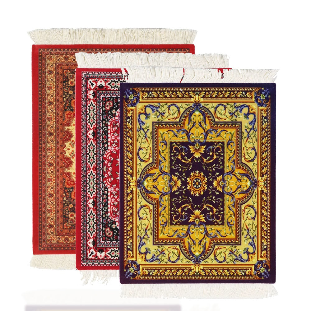 Persian Mini Woven Mousepad Retro Style