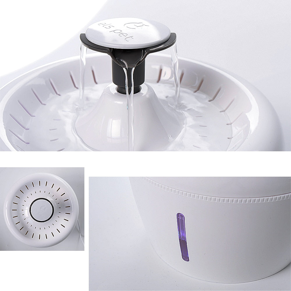 Automatic Cat Fountain Water Drinking