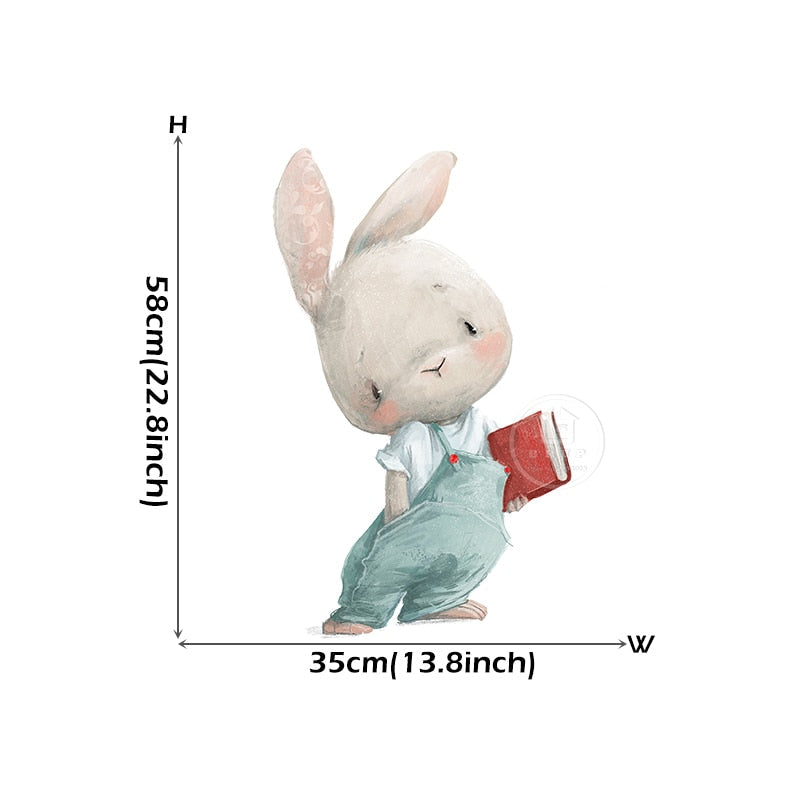 Baby Room Cute Ballet Bunny Wall Stickers