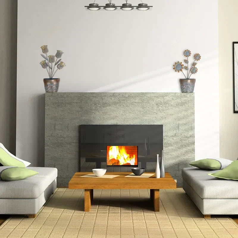 LIFFY Handcrafted Metal Flower Wall Art: Elegance for Your Home