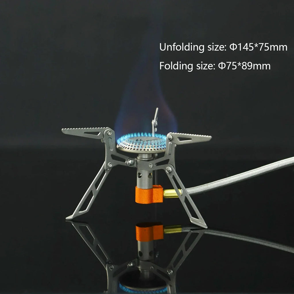 3300W Titanium Camping Stove Silver