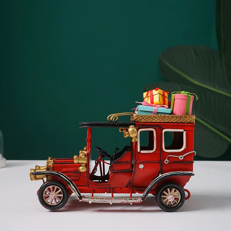 Vintage Metal Classic Car Miniature