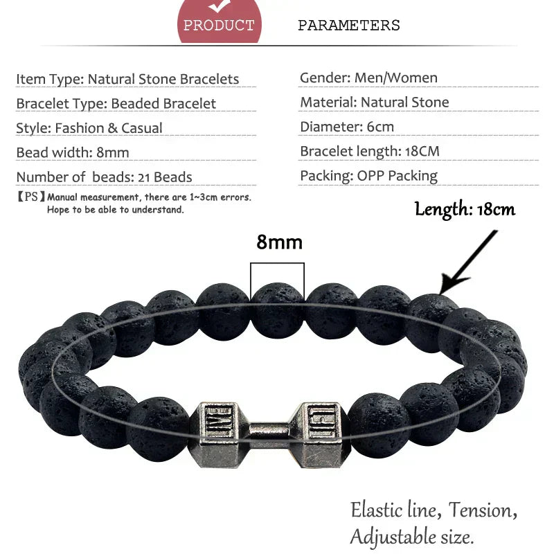 Dumbbell Bead Bracelets
