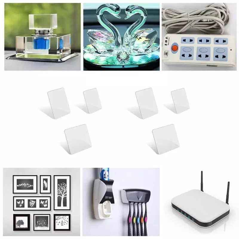 100Pcs Powerful Non-Mark Sticker Photo Wall Auxiliary Double-Sided