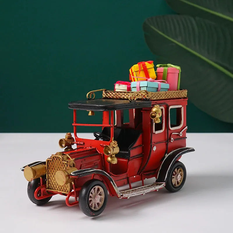 Vintage Metal Classic Car Miniature