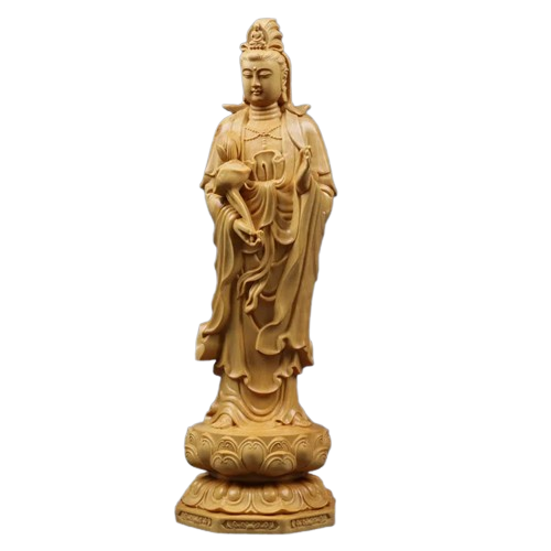 Wooden Guanyin - Ru Laifo Statue