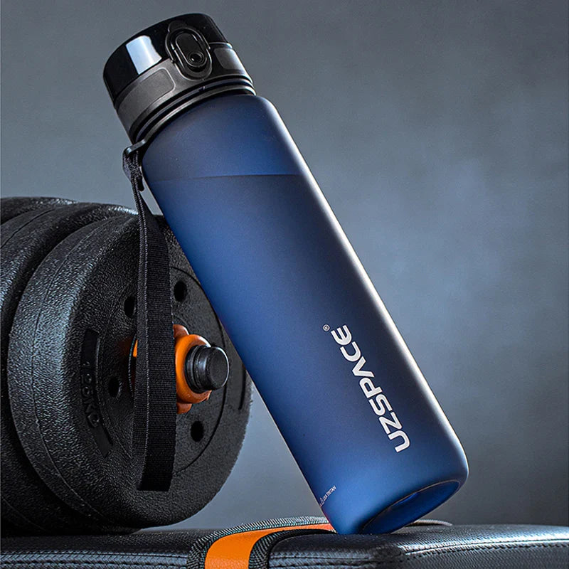 1L Sports Shaker Water Bottle Blue