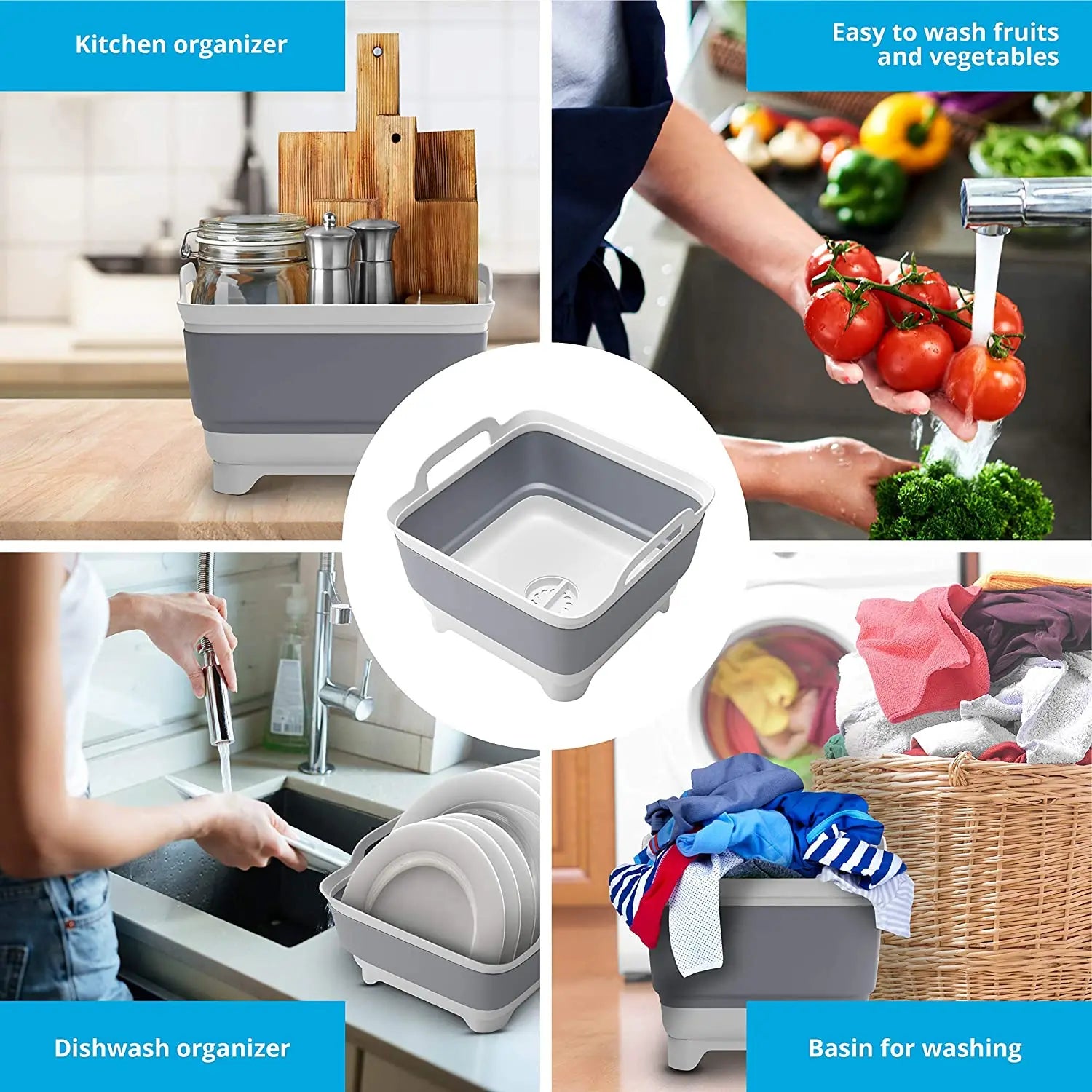 Square Fruit Vegetable Washing