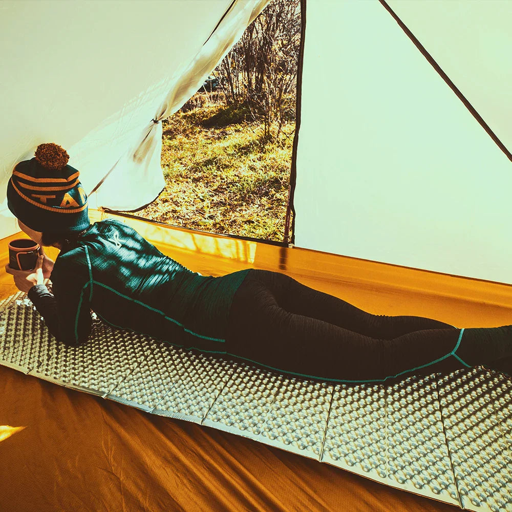 Waterproof Portable Camping Mat Foam Sleeping Pad Yellow