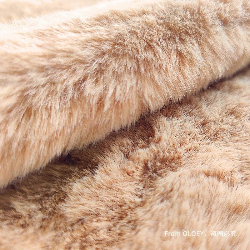 Luxurious Bear Rug Super Soft Carpet - Brown, 120x160cm