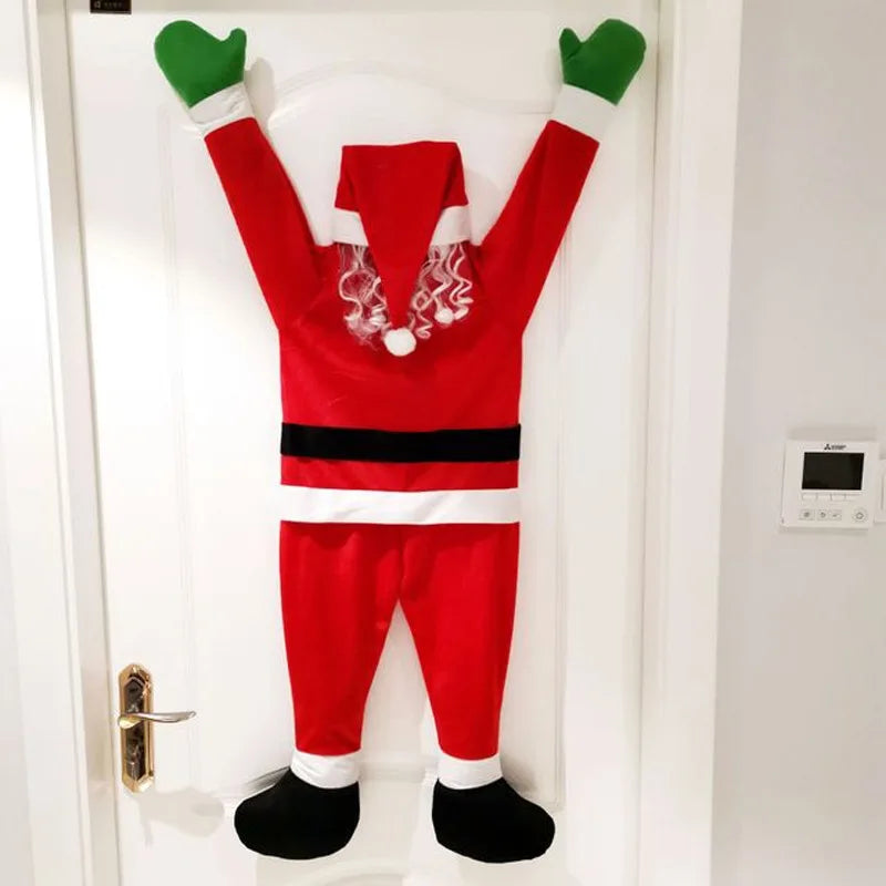 Festive 108cm Santa Claus Hanging Doll for Christmas Decor