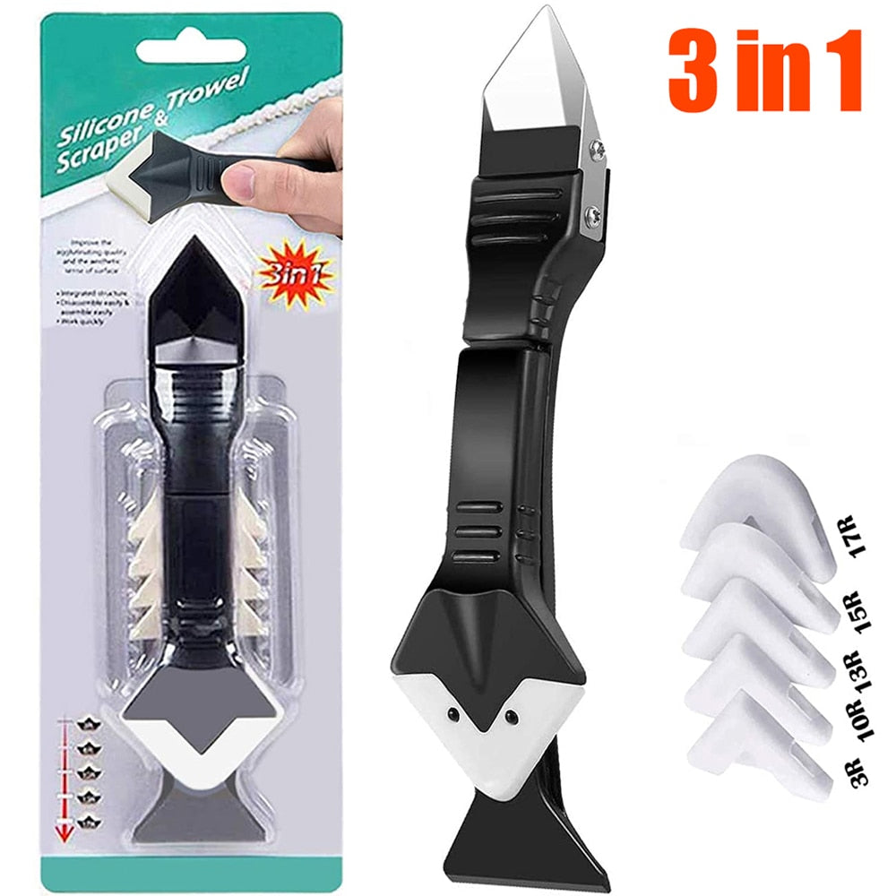 Caulking Tool Glass Glue Angle Scraper