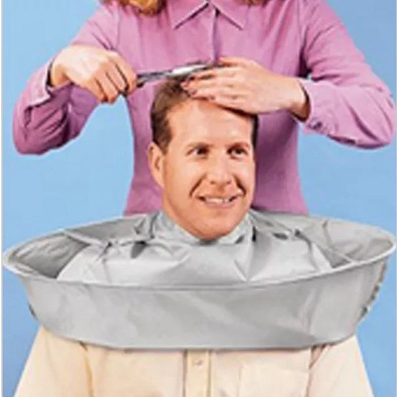 DIY Apron Hair Cutting Cloak Coat Salon Barber Stylist Cape Umbrella Haircut Cloak Hairdressing Home Cleaning Protector