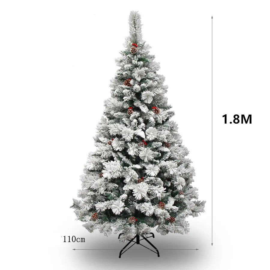 Pine Needles Christmas Tree With Hanging Sticks