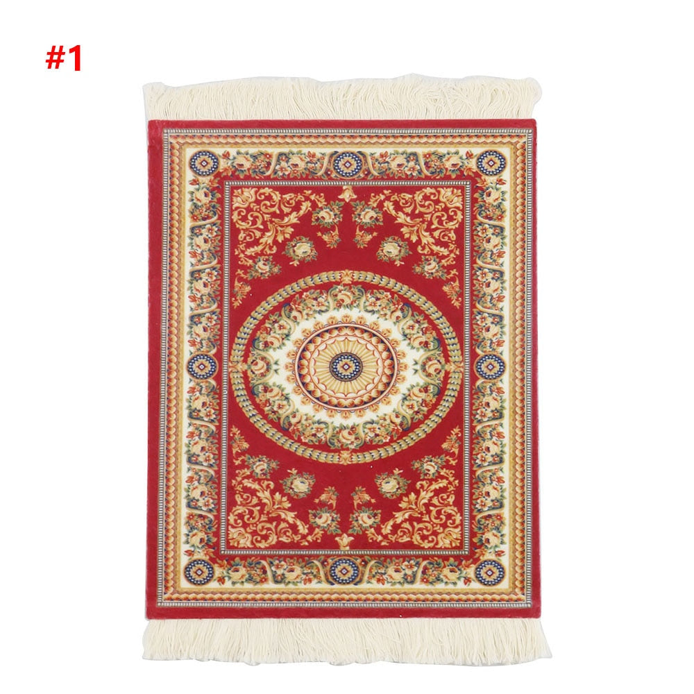 Persian Mini Woven Mousepad Retro Style
