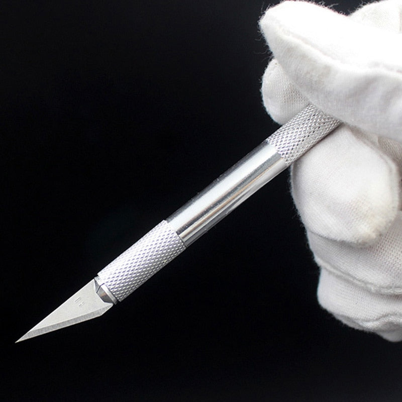 Metal Scalpel Knife Tools Kit