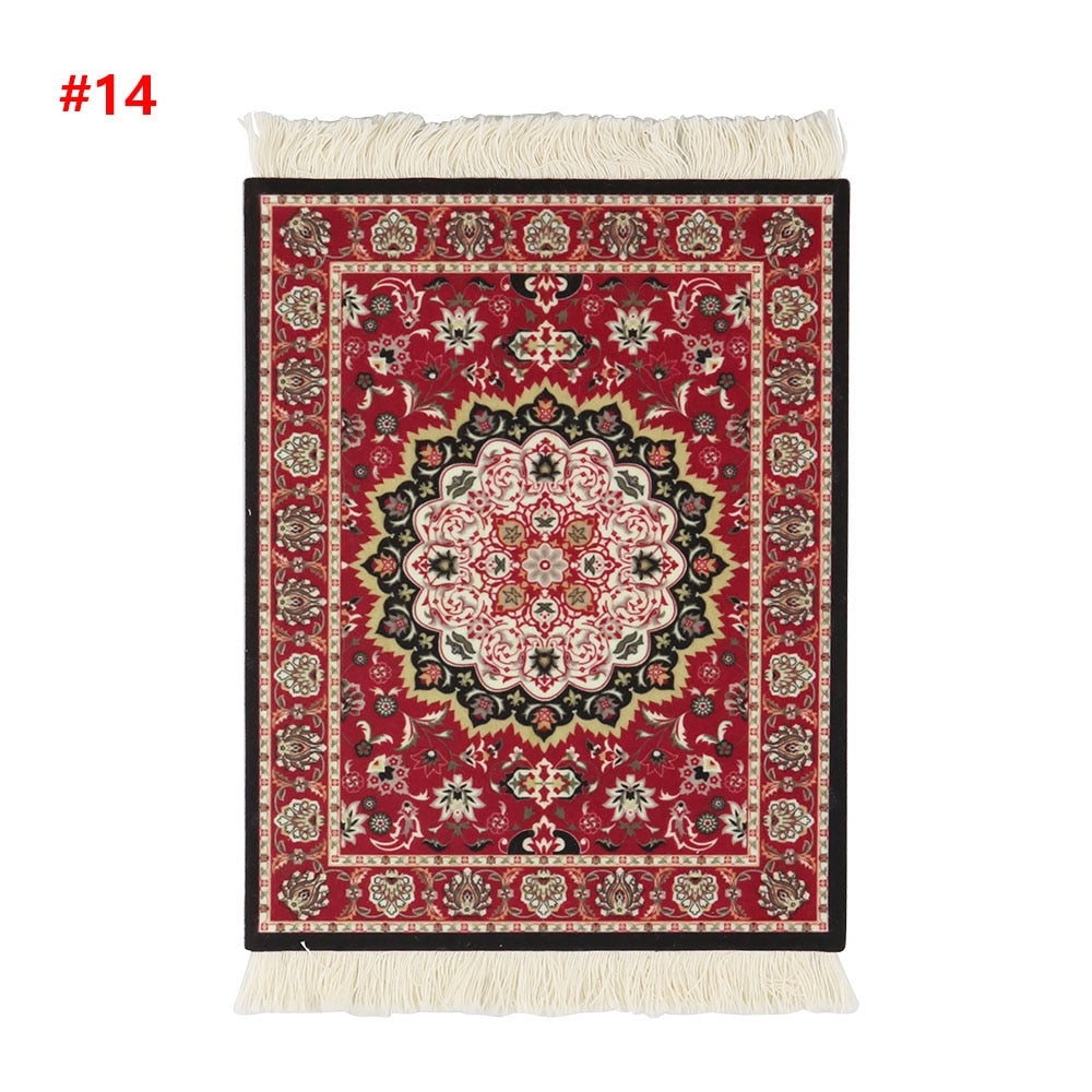 Persian Mini Woven Mousepad Retro Style