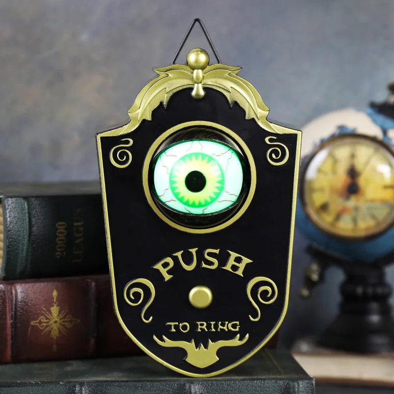 Halloween Glowing One-Eyed Doorbell Sounding Horror Prop