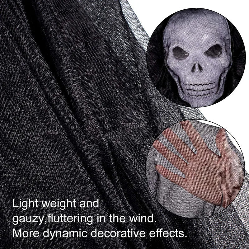 Halloween Hanging Skull Ghost With Led Sound