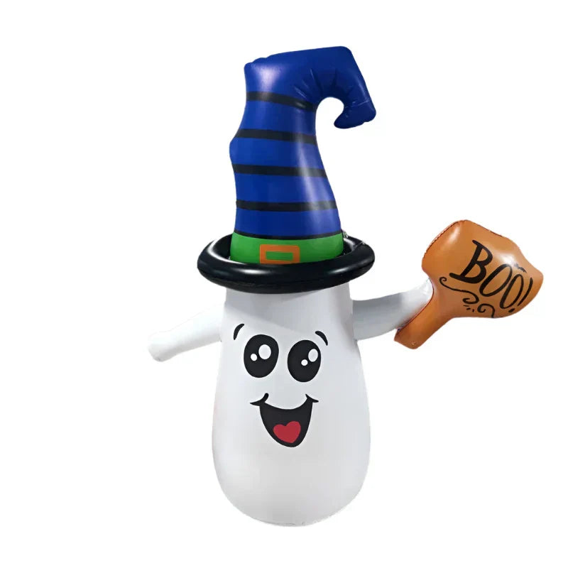 Halloween Inflatable Wizard Ghost With Led Lights