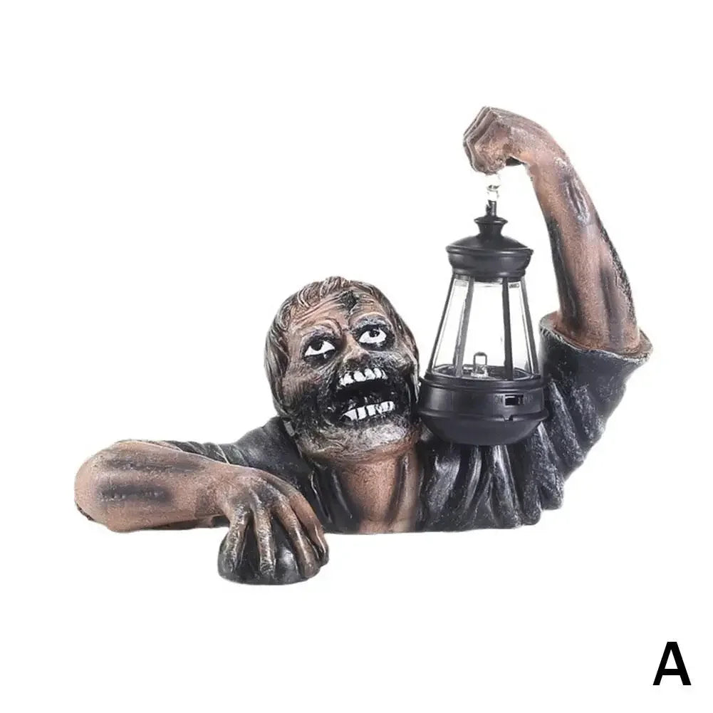 Halloween Zombie Crawling Horror Decor With Led Lights