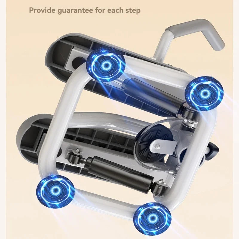 Silent Handrail Stepper For Home Fitness