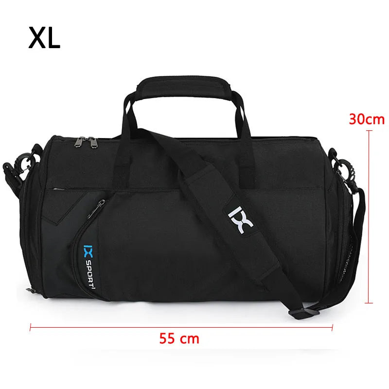 Outdoor Training Bag Wet Dry Separation Black