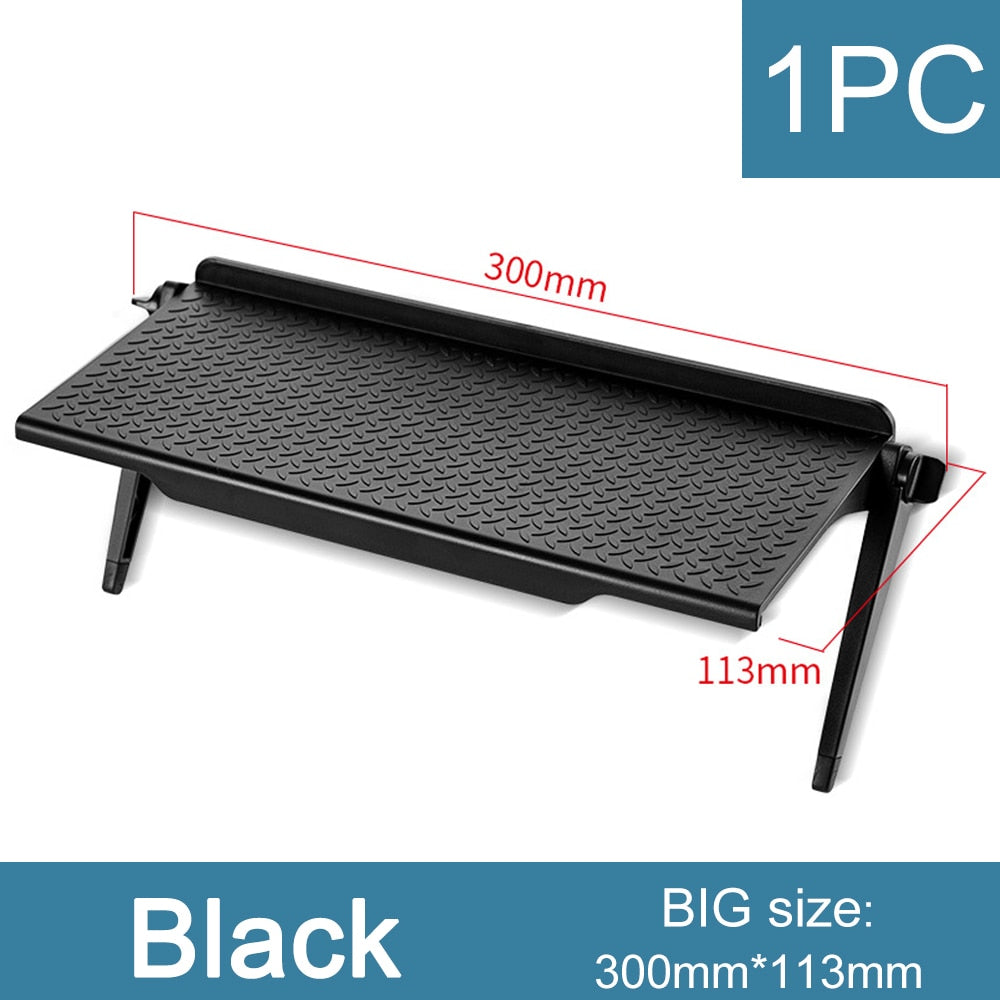 Rack TV Monitor Organizer Screen Top Storage Shelf Holder Practical Home Storage Computer Office Multi-functional Organizer