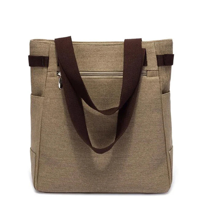 Cute Cat Canvas Shoulder Tote Bag