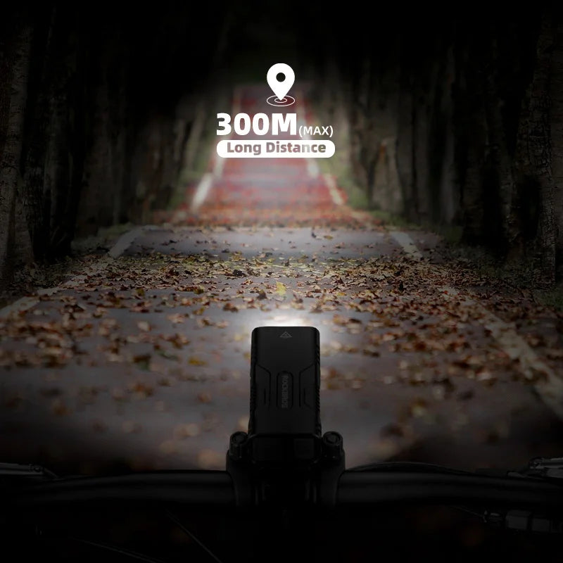 850LM LED Bike Light Super Bright USB-C Headlamp Black