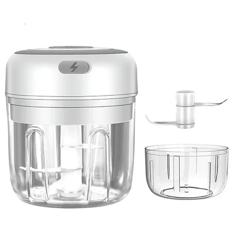 Mini Electric Meat Grinder And Garlic Crusher