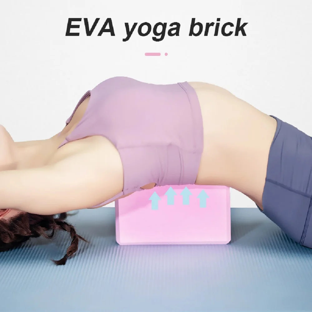 Eva Yoga Foam Blocks For Pilates & Meditation (Pink)