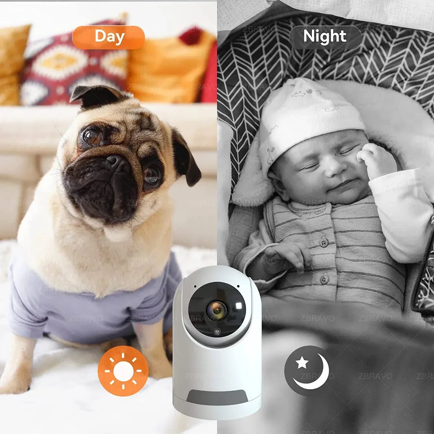 Mini Wifi Camera Night Vision Baby Monitor