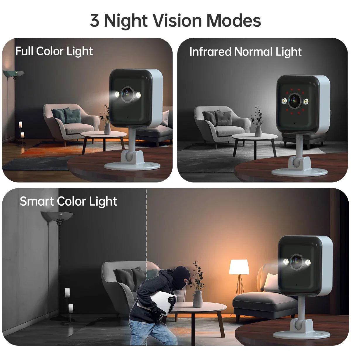 1080P Wifi Outdoor Security Camera With 5X Zoom