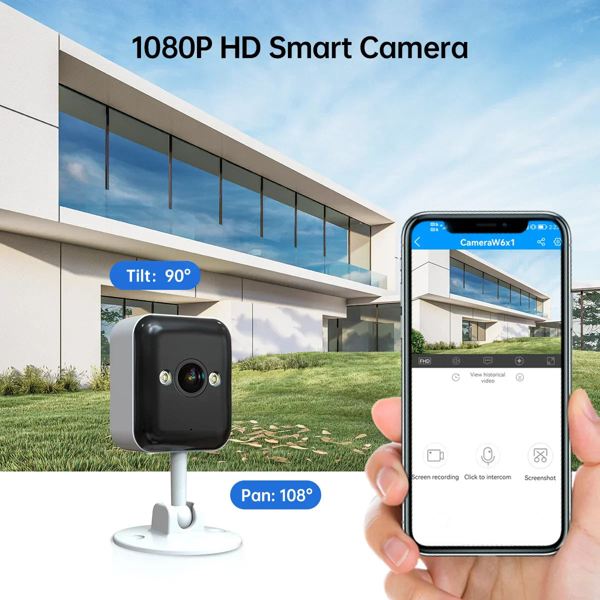 1080P Wifi Outdoor Security Camera With 5X Zoom