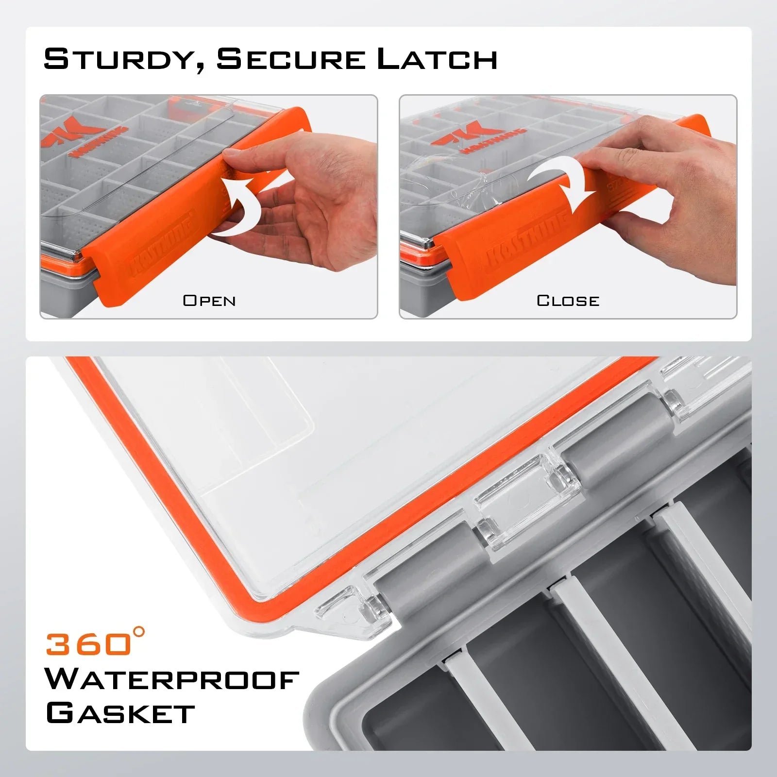Waterproof Fishing Tackle Box