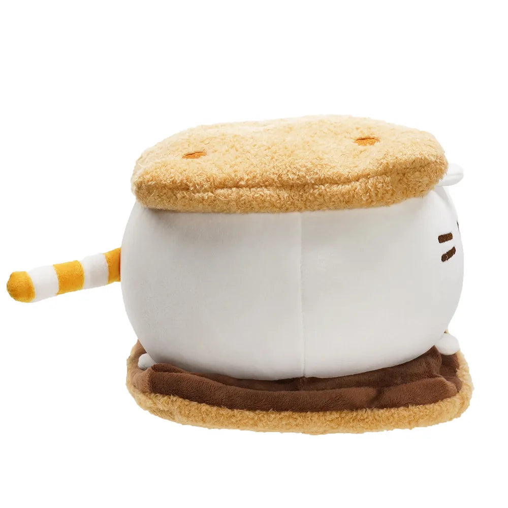 Valentines Cookie Fat Cat Plush Pillow