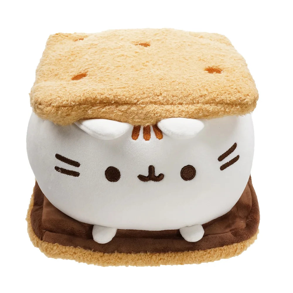 Valentines Cookie Fat Cat Plush Pillow