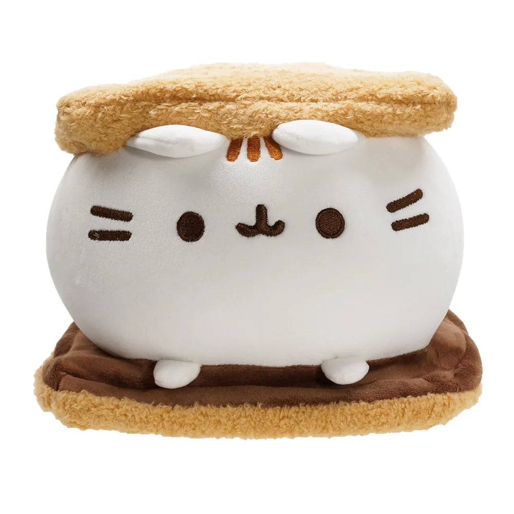Valentines Cookie Fat Cat Plush Pillow
