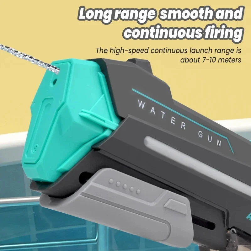 Large Capacity Electric Water Gun With Led Lights