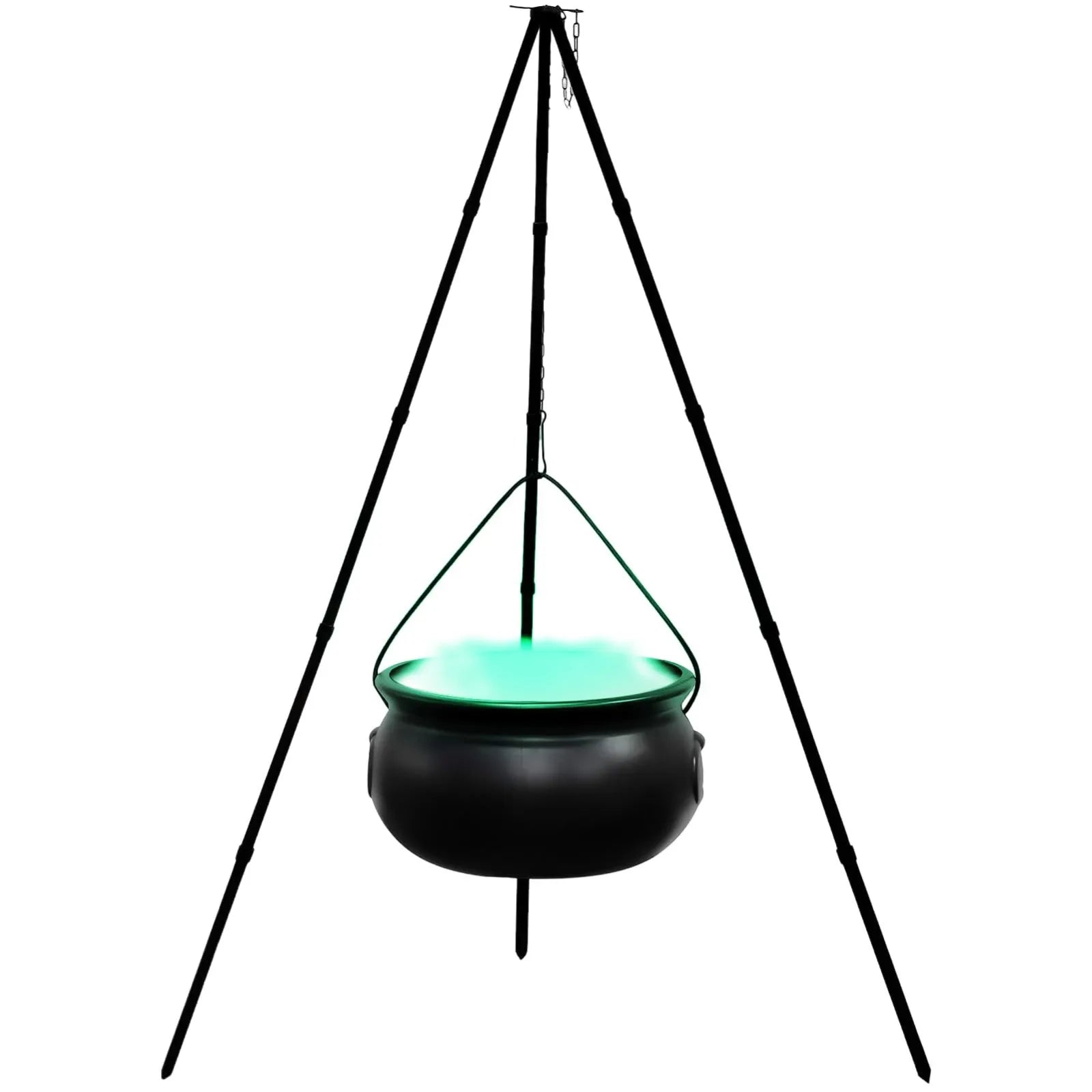 Large Witch Cauldron With Led Lights