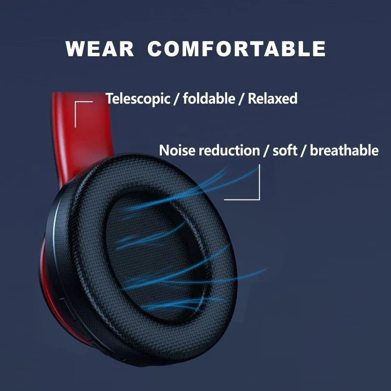 Bluetooth Noise Cancelling Over-Ear Wireless Headphones