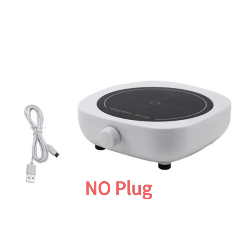 Mini Magnetic Stirrer 4000RPM Portable Mixer White