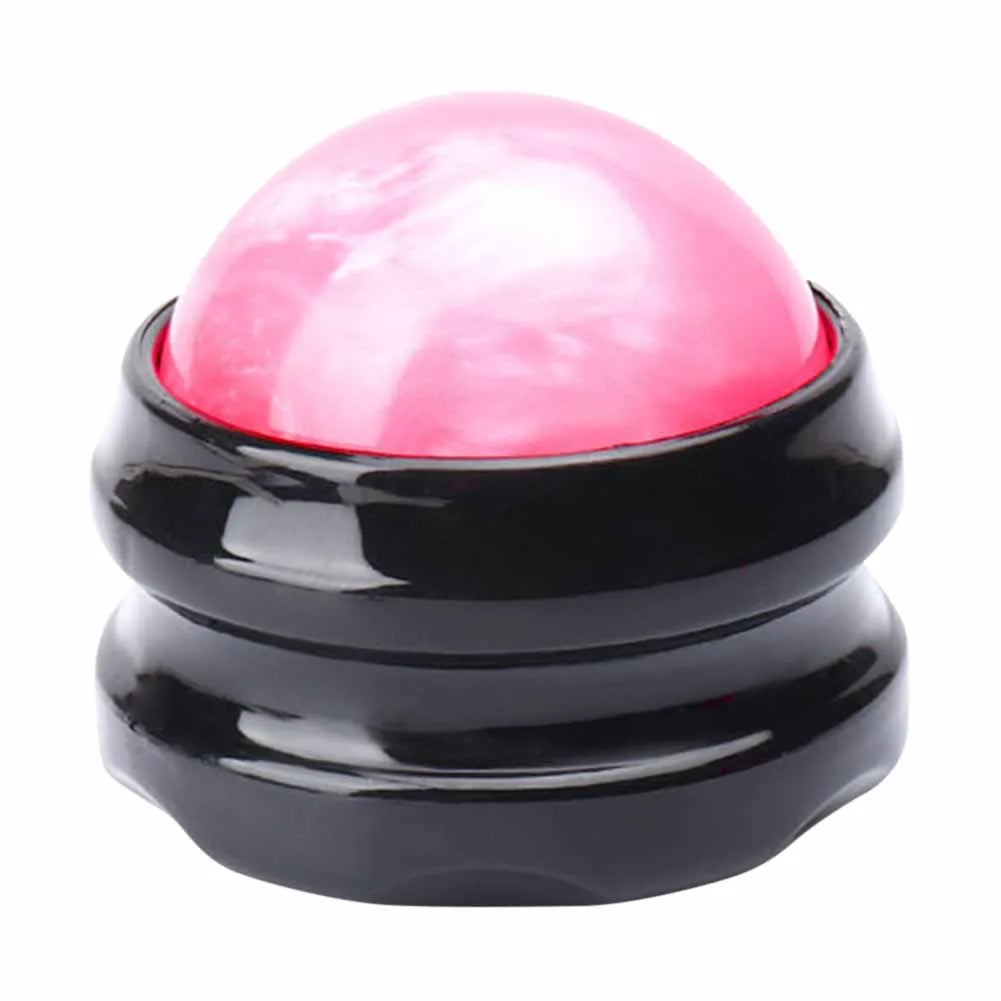Manual Massage Roller Ball Full Body Therapy Tool Pink
