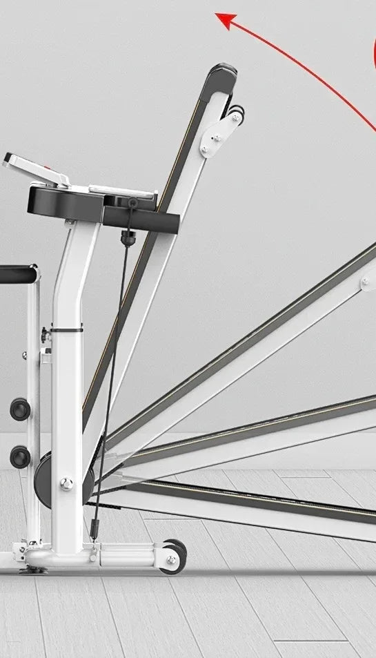 Adjustable Silent Mechanical Treadmill For Home Fitness