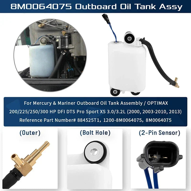 Oil Tank Assembly For Mercury Optimax