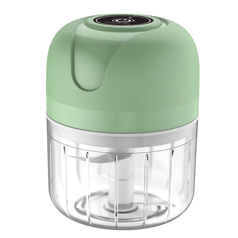 Usb Rechargeable Mini Electric Garlic Chopper – 250Ml